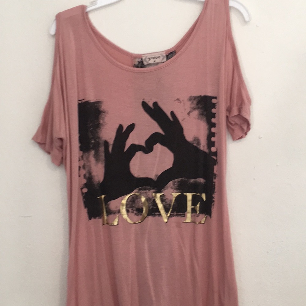 Dusty rose color pink shirt